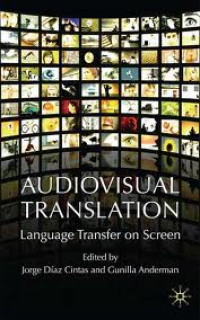 Image of Audiovisual translation language transfer on screen