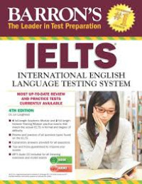 Image of Barron's IELTS : international English language testing system, 4th ed.