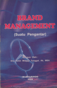 Image of Brand management : suatu pengantar