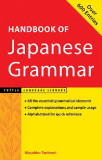 Image of Handbook of Japanese grammar