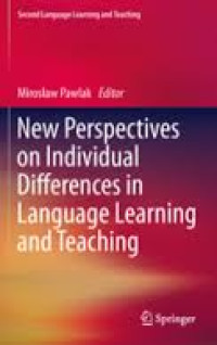 Image of New perspectives on individual differences in language learning and teaching