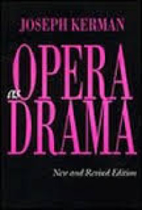 Image of Opera As Drama