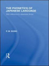 Image of The phonetics of Japanese language : with reference to Japanese script