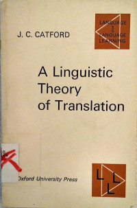 Image of A Linguistic Theory Of Translation