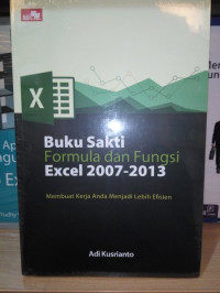 Image of Buku sakti Formula dan Fungsi Excel 2007-2013