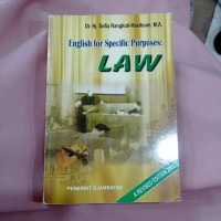 Image of English for specific purpose: Law