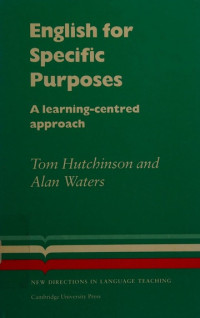 Image of English for specific purposes : learning-centred approach