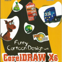 Image of Funny cartoon design with CorelDraw X6