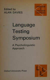 Image of Language Testing Symposium: A Psycolinguistic