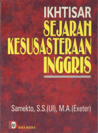 Image of Ikhtisar Sejarah Kesusastraan Inggris
