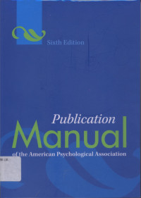 Image of Publication manual of American Psychological Association (Sixth Ed.)