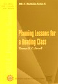 Image of RELC Portfolio series :Planning lessons for a reading class