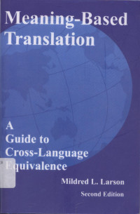 Image of Meaning-based translation: a guide to cross-language equivalence (2nd ed.)