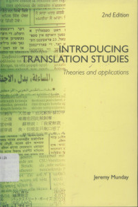 Image of Introduction translation studies: theories and applications